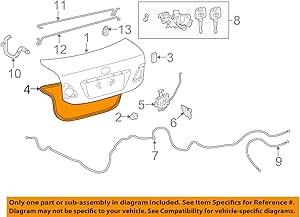 TOYOTA Genuine 64461-02180 Door Weatherstrip