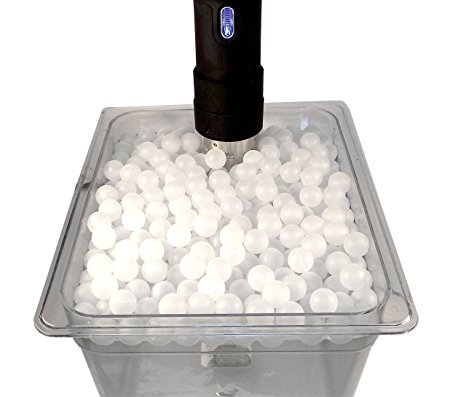 Sous Vide Water Balls 250 Count W/ Drying Bag by Fuzion Cookware