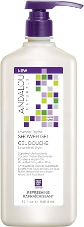 Andalou Naturals Lavender Thyme REFRESHING Shower Gel, 32 fl. oz.