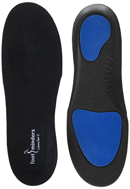 Footminders COMFORT Orthotic Arch Support Insoles for Sport Shoes and Work Boots (Pair) (X-LARGE: Men 11½ - 13) - Relieve Foot Pain Due to Flat Feet and Plantar Fasciitis