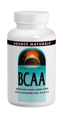 Source Naturals BCAA Branched-Chain Amino Acids, Provides Supports The Body’s Muscular Systems, 60 Capsules