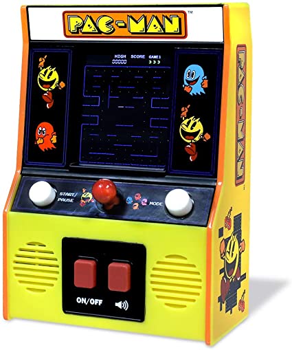 Basic Fun Arcade Classics - Pac-Man Color LCD Retro Mini Arcade Game