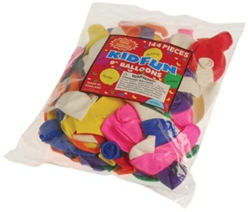 US Toy Helium Balloons (144 Piece), 9", Assorted Color