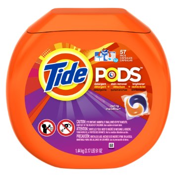 Tide PODS Spring Meadow HE Turbo Laundry Detergent Pacs 57-load Tub