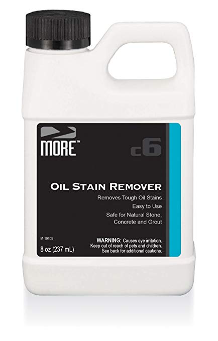 MORE Oil Stain Remover for Natural Stone, Grout and Concrete Surfaces - [Pint / 8 oz.]
