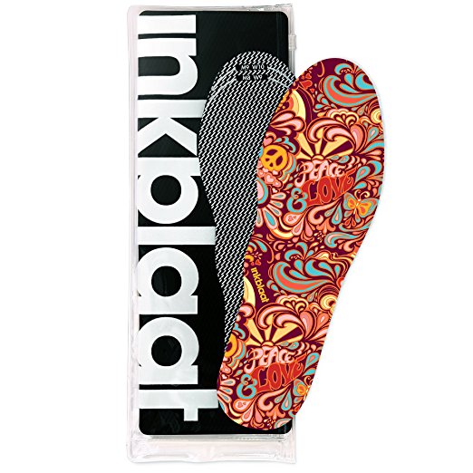 Inkblaat Insoles Odor Shield (Womens 5-8, Love and Haight)