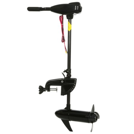 Ancheer Black 12V Thrust Ship Boat Electric Trolling Motor Hand Control