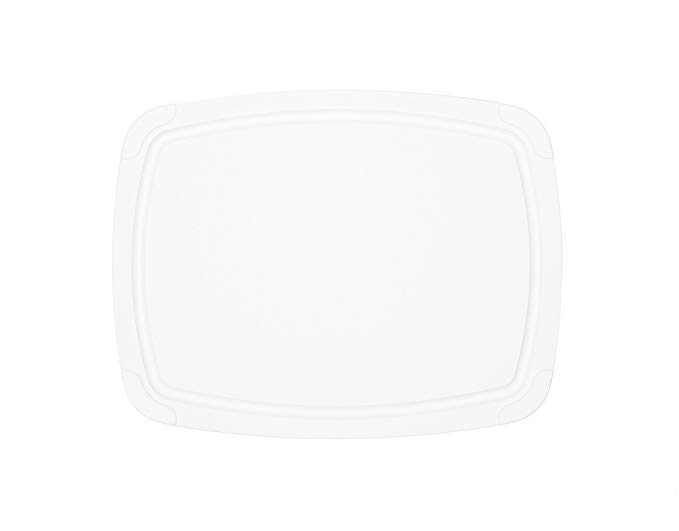 Epicurean Cutting Board with Removable Silicone Corners, 14.5" by 11.25", White