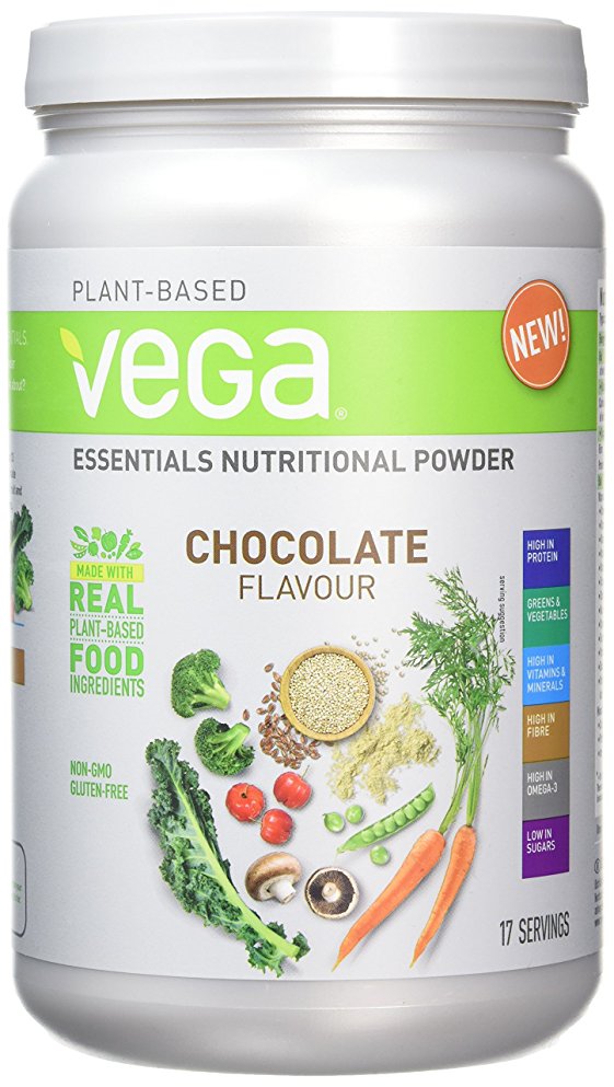 Vega Essentials Nutritional Powder | Vegan | Gluten Free | Plant Based Protein Powder | Chocolate | 613g