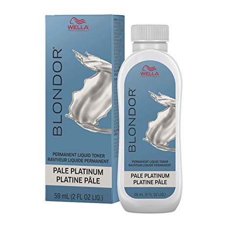 Wella Blonder Permanent Liquid Toner - Pale Platinum 2oz