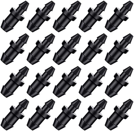 Mudder 150 Pieces Drip Irrigation Plug Drip Irrigation Tube End Closure Hole Plugs for Home Garden Pipe Supplies