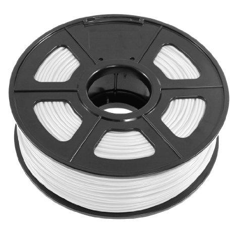 SUNLU 3D Printer Filament ABS White 3.0mm 1KG (2.2 lbs) Dimensional Accuracy  /- 0.02mm. 3D Printing Filament