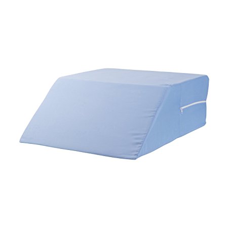 DMI Ortho Bed Wedge Supportive Foam Leg Rest Cushion, 6 x 20 x 24 inches, Blue