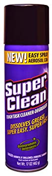 SuperClean Foaming Aerosol Multi-Surface All Purpose Cleaner Degreaser Spray, Biodegradable, 17oz Can