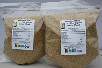 #1 Fine Organic Bulgur Wheat, 8lbs