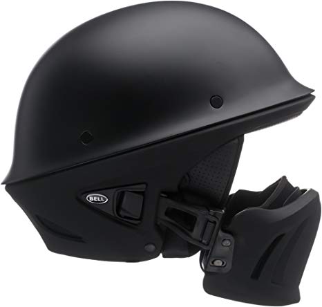 Bell Rogue Half-Size Motorcycle Helmet (Solid Matte Black, X-Large)