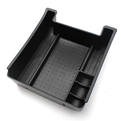 Moonet Car Glove Box Armrest Box Storage Box Secondary Storage For 2009-2016 Volvo XC60