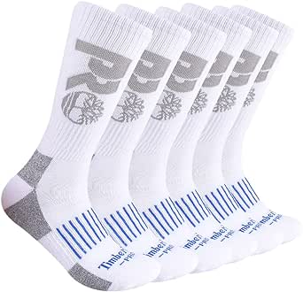 Timberland PRO mens 6-pack Crew SocksCrew Sock