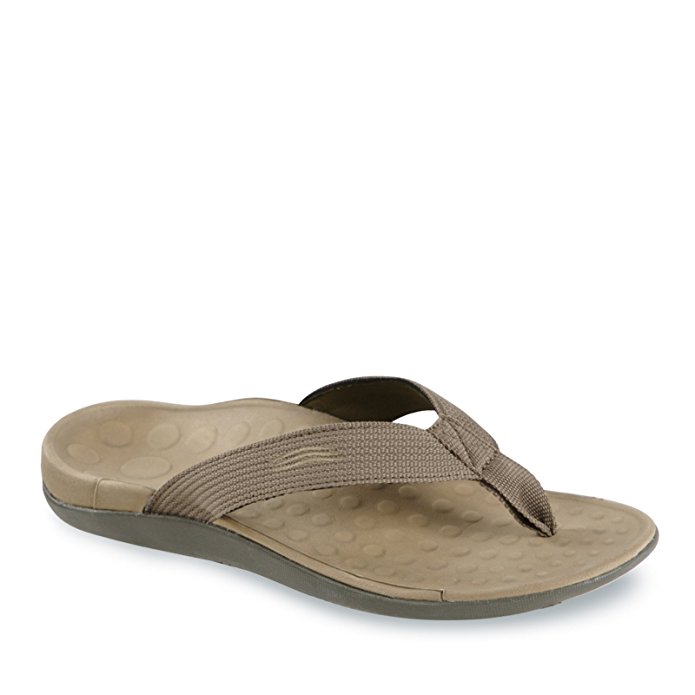 Orthaheel Mens/Womens Wave Sandals (Mens 5 Womens 6, Khaki)