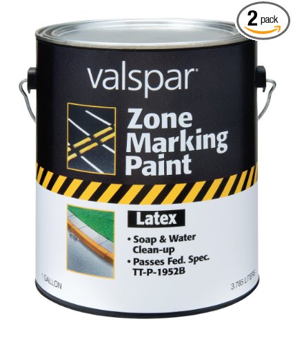 Valspar 24-137G Blue Latex Zone Marking Paint - 1 Gallon
