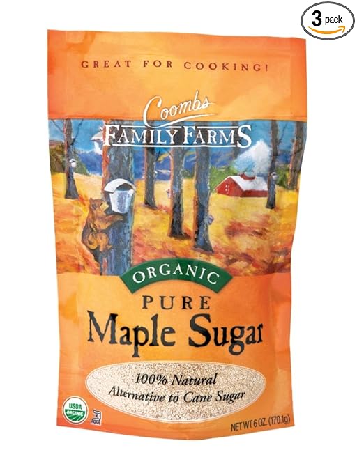Coombs Family Farms Maple Sugar, Og, 6-Ounce (Pack of 3)