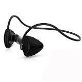 Cootree Lightweight In-ear Sports Sweat Proof Wireless Bluetooth 40 Headset  Headphone for iPhone 6 6Plus 5S 5C 5 4S Galaxy Note 3 2 S4 S3 and Google65292Blackberry65292LG  other Smartphones- Classic Black