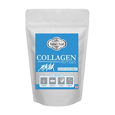 Nature's Secret Amino Collagen Powder - 450 Grams - Unflavored (Peptides Type 1 & Type 3)