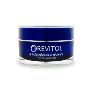 Revitol Anti-Aging Skin Cream Moisturizer with Phytoceramides - Moisturizing Lotion with Phytoceramides, Natural Ceramides, Argiline, Shea Butter, and Primrose Oil