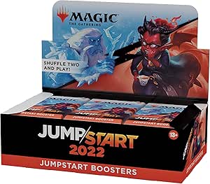 Magic: The Gathering Jumpstart 2022 Booster Box | 24 Packs (480 Cards) | 2-Player Quick Play