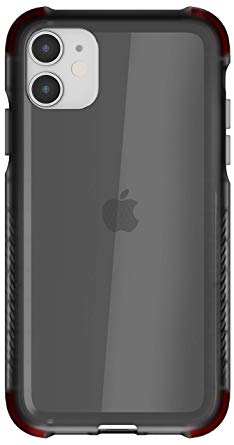 Ghostek Covert Designed for iPhone 11 Case Clear Thin Bumper Cover (6.1" Screen) Tough Slim Fit Silicone Shockproof Bumper Wireless Charging Compatible for 2019 - Apple iPhone 11 (6.1" ONLY) - (Smoke)