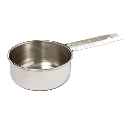 Tablecraft (724B) 1/3 Cup Stainless Steel Measuring Cup