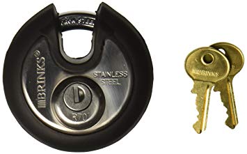 Brinks 673-70001 Commercial Discus Lock with Boron Shackle