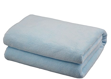 Extra Large Bath Sheet Microfiber Fast Drying Bath Towels Swimming Camping Towel 32inch X 60inch (Light Blue)