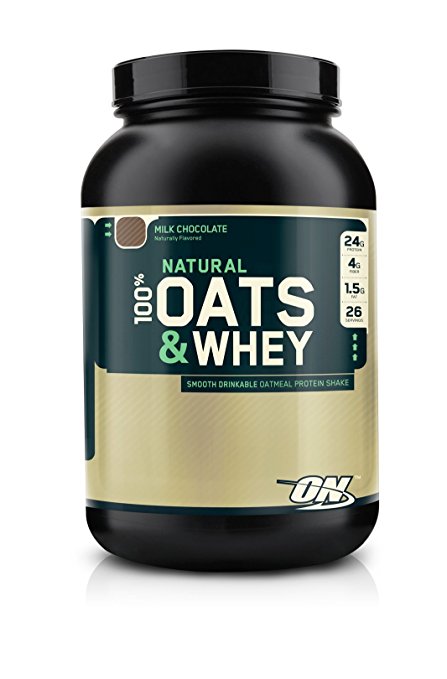 Optimum Nutrition Natural Oats and Whey Vanilla Bean - 3 Lbs, 2 Packs