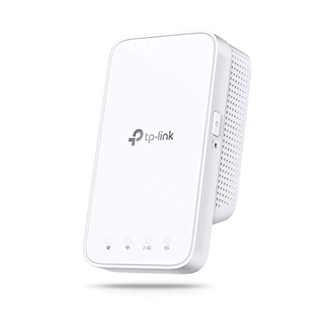 TP-Link | AC1200 WiFi Range Extender with OneMesh for Whole-Home Coverage | Creates a Mesh Network with Compatible Archer A7 Router | Up to 1200 Mbps|Dual Band Seamless WiFi Extender (RE300)