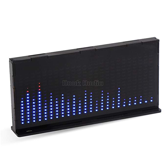 Nobsound 1424 Music Spectrum Audio Spectrum Sound Level LED Level Meter Display Analyzer for Hifi (Black)