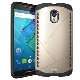 MOTO X Pure Edition Case 2015 MOTO X Style - JOTO Hybrid Dual Layer Armor Cover Case with Corner Cushioned Protective Case for Motorola MOTO X Pure Edition 2015 MOTO X 3rd generation Gold