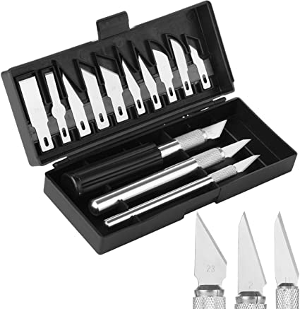 Mr. Pen- Exacto Knife Kit, Exacto Knife, 13 Piece, Craft Knife Set, Exacto Knife for Crafting, Cutter, Pen Knife, Razor Knife, Craft Knife, Exacto Knife Blades, Hobby Knife, Leather Cutting Tool