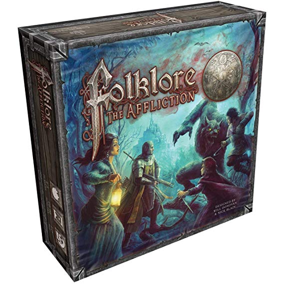 GreenBrier Games FL31GNE Greenbrier Games Folklore: The Affliction Core Game 2E Games, Multi-Colored