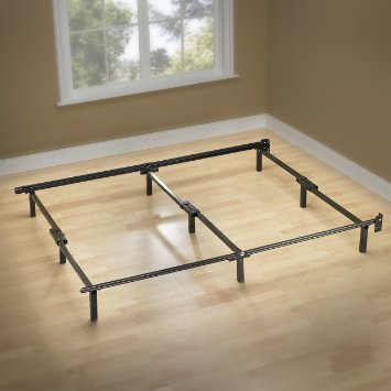 Zinus Compack 9-Leg Support Bed Frame, for Box Spring & Mattress Set, Queen