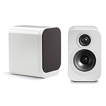 Q Acoustics 3010 Compact Bookshelf Speakers (Pair) (Gloss White)
