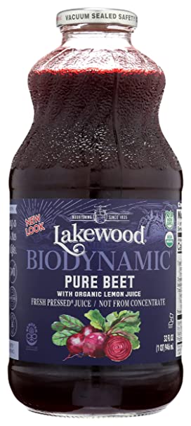 Lakewood, Juice Pure Beet Biodynamic Organic, 32 Ounce