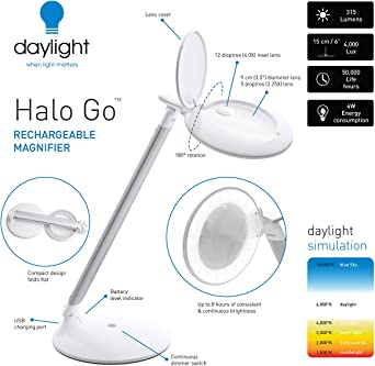 The Daylight Company - Halo Go - Smart Lamp One Size