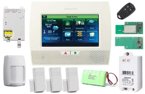 Honeywell Wireless Lynx Touch L7000 Home AutomationSecurity Alarm Kit with Wifi Zwave and GSM Module