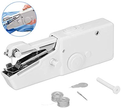 Handheld Sewing Machine, Cordless Handheld Electric Sewing Machine, Quick Handy Stitch for Fabric Clothing Kids Cloth Pet Clothes Home Handy Stitch for Clothes Quick Repairing