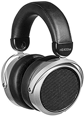 HIFIMAN HE400SE Stealth Magnets Version Over-Ear Open-Back Full-Size Planar Magnetic Wired Headphones for Audiophiles/Studio, Great-Sounding, Stereo, Easy to Drive, Comfortable, Sliver