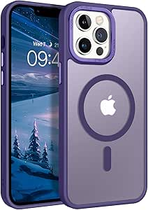 BENTOBEN for iPhone 13 Pro Max Phone Case,iPhone 13 Pro Max Magnetic Case [Compatible with MagSafe] Translucent Matte Shockproof Women Men Girl Protective Case Cover for iPhone 13 Pro Max 6.7",Purple