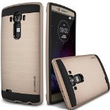 LG G4 Case Verus VergeShine Gold - Brushed Metal TextureHeavy DutyMaximum Drop ProtectionSlim Fit - For LG G4 H815 Devices