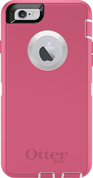 OtterBox DEFENDER iPhone 6/6s Case - Frustration-Free Packaging - HIBISCUS FROST (WHITE/HIBISCUS PINK)
