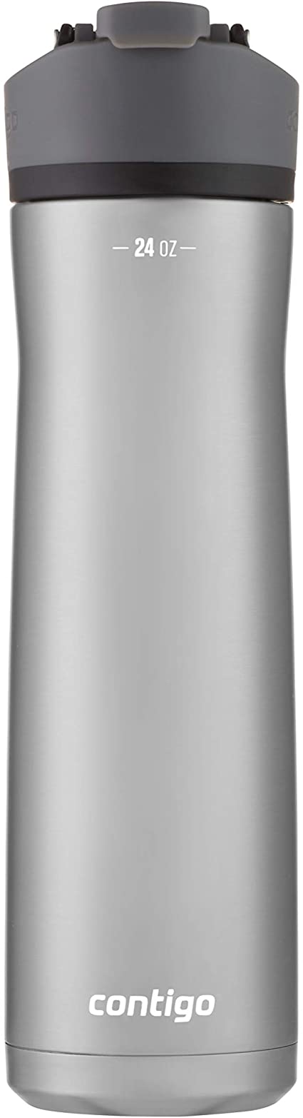 Contigo AUTOSEAL Water Bottle, 24oz, Licorice Lid